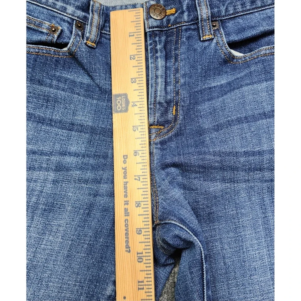 J.Crew Toothpick Stretch Jeans Mens 30 Medium Wash Blue Slim Denim